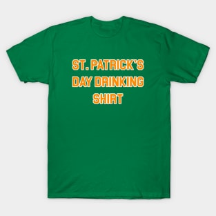 St. Patrick's Day Drinking Shirt T-Shirt